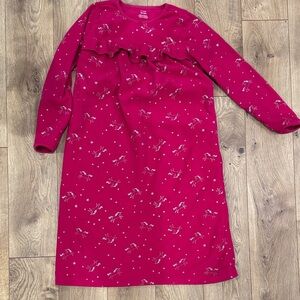 Carters Kids Unicorn nightgown fleece - Pink 12-14